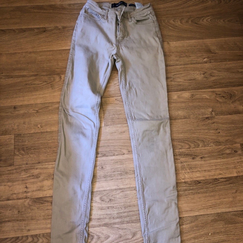 High rise skinny khaki